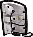 Driver and Passenger Side Halogen Tail Light, With bulb(s), OE Replacement,, CAPA Certified