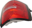 Driver and Passenger Side Halogen Tail Light, With bulb(s), OE Replacement,, CAPA Certified