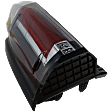 Driver and Passenger Side LED Tail Light, With bulb(s), Smoked Lens
