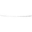 Rear, Driver and Passenger Side Bumper Trim, Chrome