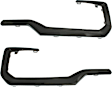 Rear, Driver and Passenger Side Bumper Trims, Black