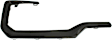 Rear, Driver and Passenger Side Bumper Trims, Black
