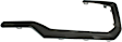 Rear, Driver and Passenger Side Bumper Trims, Black