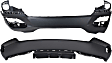 Front, Upper and Lower Upper - Primed, Lower - Textured Bumper Cover CAPA Certified