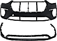 Front, Upper and Lower Upper - Primed, Lower - Textured Bumper Cover CAPA Certified