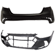 Front and Rear Primed Bumper Cover