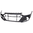 Front and Rear Primed Bumper Cover