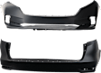 Front and Rear Primed Bumper Cover CAPA Certified