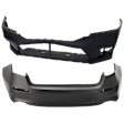 Front and Rear Primed Bumper Cover