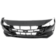 Front and Rear Primed Bumper Cover CAPA Certified