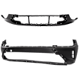 Front, Upper and Lower Upper - Primed, Lower - Textured Bumper Cover