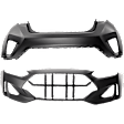 Front and Rear Primed Bumper Cover, CAPA Certified
