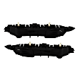 2019-2020 Hyundai Elantra - Front, Driver and Passenger Side Bumper Brackets, Korea Built Vehicle