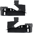 Front, Driver and Passenger Side Bumper Brackets, Center Cover Beam