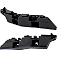 Front, Driver and Passenger Side Bumper Retainers, Coupe