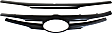 Upper and Lower Grille Trim, Black, Type 2