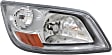 Driver and Passenger Side Halogen Headlight, Without bulb(s), OE Replacement