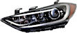 Driver and Passenger Side Headlights, with Bulbs, Halogen, USA Built Vehicle, with daytime running light