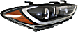 2017 Hyundai Elantra - Driver and Passenger Side Halogen Headlight, With bulb(s), Korea or USA Built Vehicle, OE Replacement