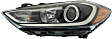 Driver and Passenger Side Headlights, with Bulbs, Halogen, without Daytime Running Light, Korea or USA Built Vehicle, CAPA CERTIFIED