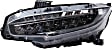 Driver and Passenger Side LED Headlights, with Bulbs, Coupe/Hatchback/Sedan