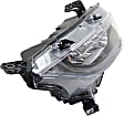 Driver and Passenger Side LED Headlights, with Bulbs, Coupe/Hatchback/Sedan