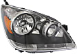 2007 Honda Odyssey - Driver and Passenger Side Halogen Headlight, Without bulb(s), OE Replacement, CAPA Certified