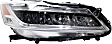 Driver and Passenger Side Headlights, with Bulbs, LED, Sedan, With Navigation Package, EX/Touring Models