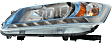 2014 Honda Accord - Driver and Passenger Side LED Headlight, With bulb(s), OE Replacement