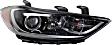 Driver and Passenger Side Headlights, with Bulbs, HID/Xenon, with HID Bulbs and ballast, Sedan