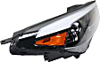 Driver and Passenger Side LED Headlight, With bulb(s), OE Replacement