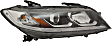 Driver and Passenger Side Headlights, with Bulbs, Halogen, LX-S Model, CAPA Certified