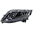 Driver and Passenger Side Headlights, with Bulbs, Halogen, For Models with Daytime Running Light, CAPA CERTIFIED