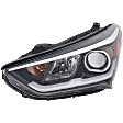 Driver and Passenger Side Halogen Headlight, With bulb(s), OE Replacement