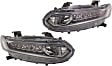 Driver and Passenger Side Halogen Headlight, With bulb(s), OE Replacement