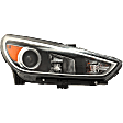 Driver and Passenger Side Halogen Headlight, With bulb(s), OE Replacement