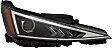 2019 Hyundai Elantra - Driver and Passenger Side Halogen Headlight, With bulb(s), USA Built Vehicle, OE Replacement