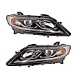 Driver and Passenger Side Headlights, with Bulbs, Halogen, Coupe, EX/EX-L/Sport Models