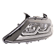 Driver and Passenger Side Headlights, with Bulbs, Halogen, Coupe, EX/EX-L/Sport Models