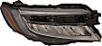Driver and Passenger Side LED Headlight, With bulb(s), OE Replacement, CAPA Certified