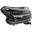 Driver and Passenger Side Headlights, with Bulbs, LED, North America Built Vehicle, CAPA Certified