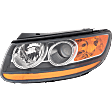 Driver and Passenger Side Halogen Headlight, With bulb(s), OE Replacement