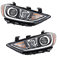 Driver and Passenger Side Headlights, with Bulbs, HID/Xenon, with HID Bulbs and ballast, USA Built Vehicle
