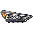 Driver and Passenger Side Headlights, with Bulbs, Halogen, For Models without LED Position Light
