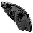 Driver and Passenger Side Headlights, with Bulbs, LED, Sedan, CAPA Certified