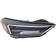 Driver and Passenger Side Headlights, with Bulbs, LED, For Models with LED Accent Light, CAPA Certified