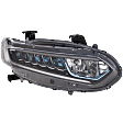 Driver and Passenger Side Headlights, with Bulbs, LED, For Models with LED Low Beam, CAPA Certified