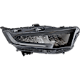 Driver and Passenger Side LED Headlight, With bulb(s), OE Replacement