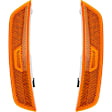 Front, Driver and Passenger Side Side Marker With bulb(s) CAPA Certified