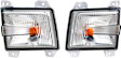 Front Turn Signal Lights, with Bulbs, For Models with Parking Lights, CAPA CERTIFIED